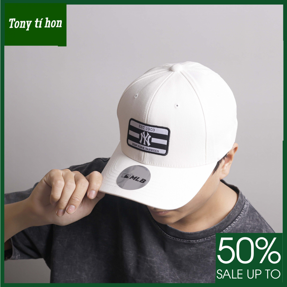Tony tí hon _ Mũ/nón kết lưỡi trai kết hợp nhãn sọc ngang 1903 thêu bít đuôi thời trang nam nữ cá tính cao cấp, đẹp_ 2 màu