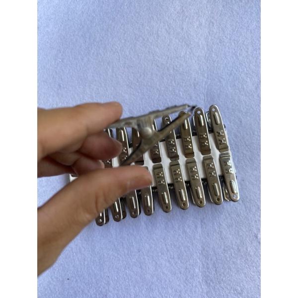 Vỉ 20 kẹp quần áo inox cao cấp không rỉ
