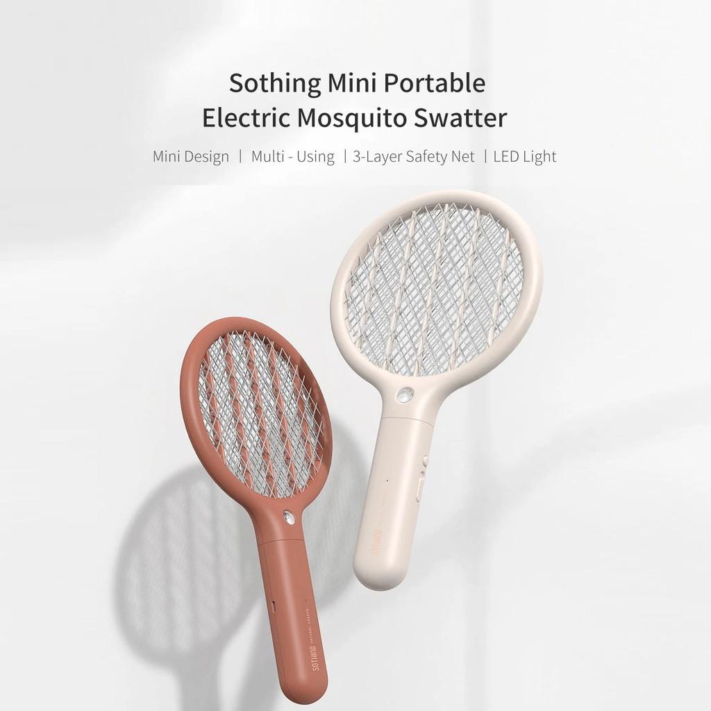 Vợt Diệt Muỗi Xiaomi Kích Thước Mini Có Đèn Led Tiện Lợi