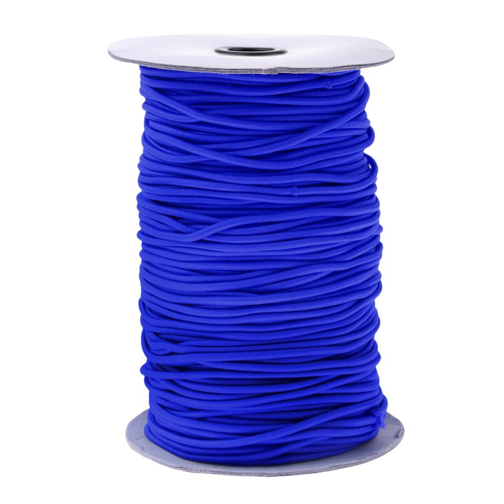 3mm Strong Elastic Round Bungee Rope Shock Cord Tie Down Boats Trailers Roof Rack 100m 50m 30m 20m 10m 5m 2m 1m 0.5m - Various Colors