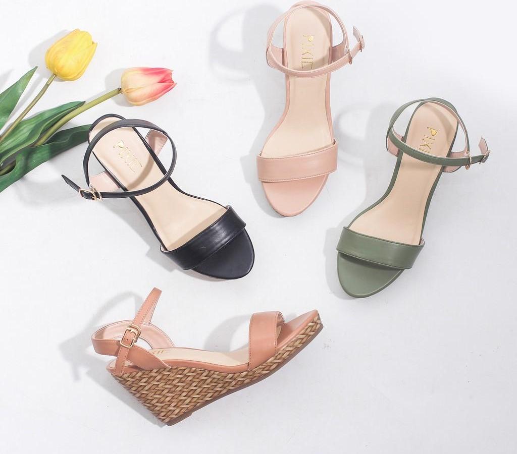 Sandal đế xuồng 7p hở gót X451 Pixie