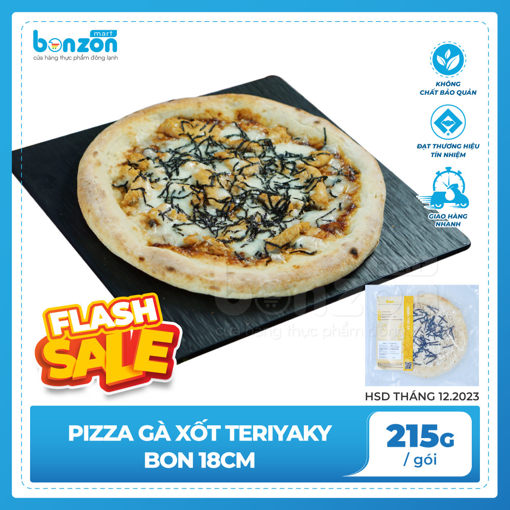 Pizza gà xốt teriyaky BON 215gr