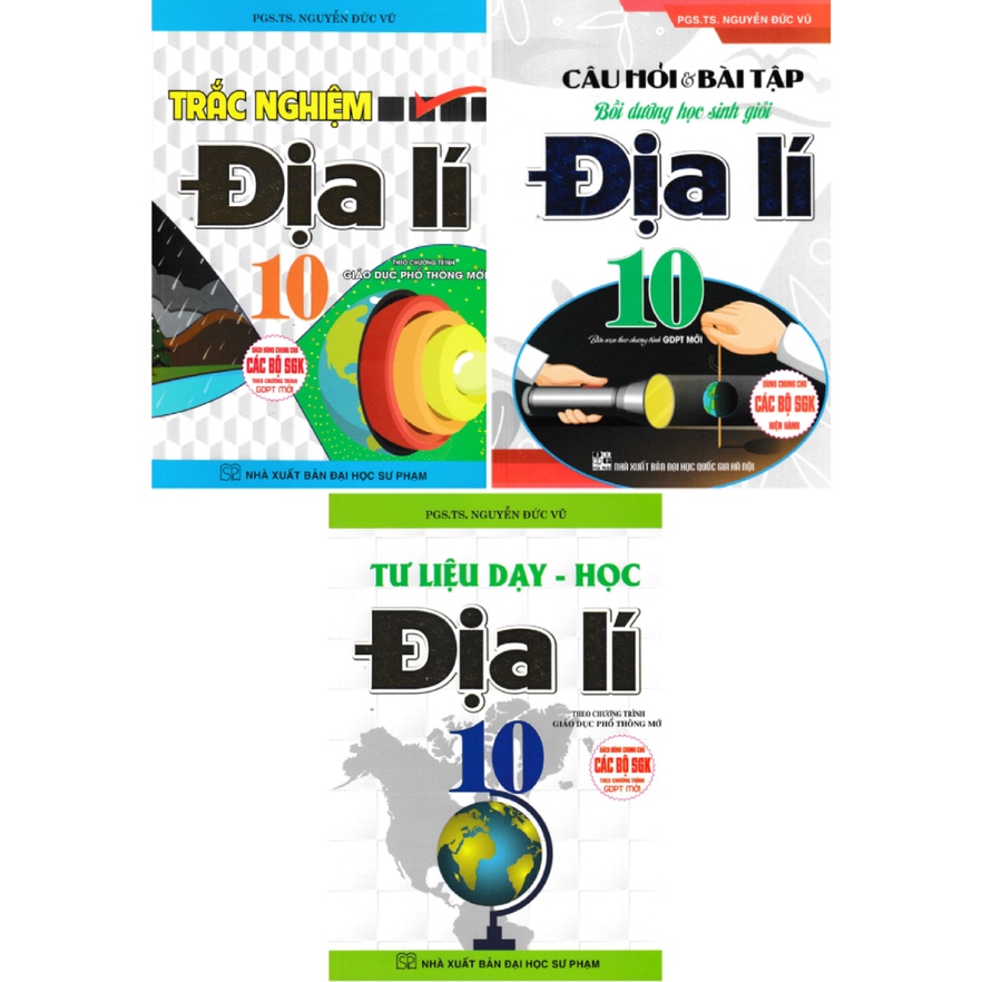 bồi dưỡng học sinh giỏi địa lí 10+ Trắc nghiệm đia lí 10 + Tư Liệu dạy học địa lí 10