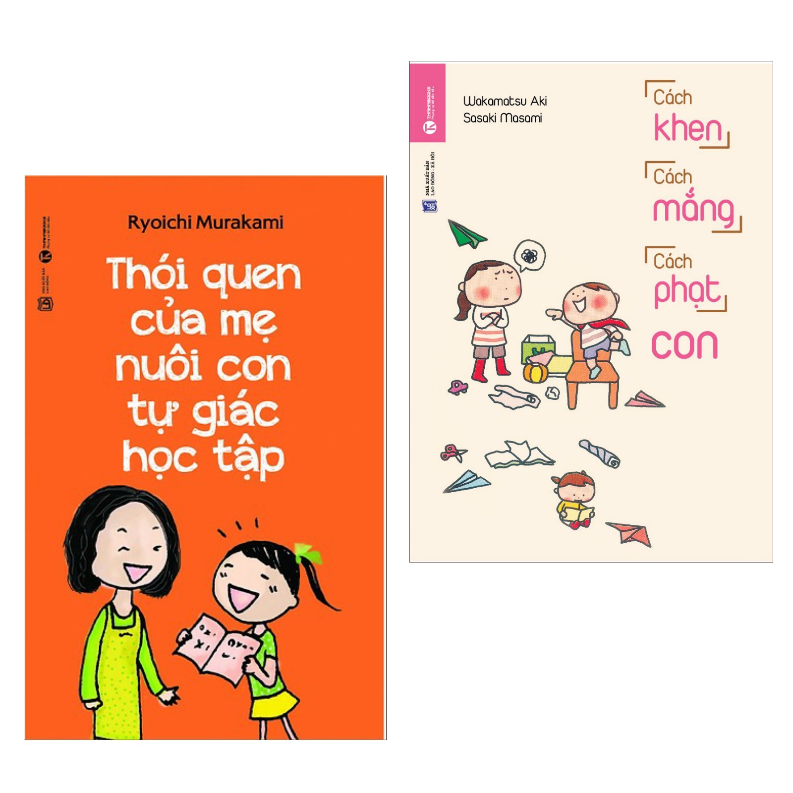 Combo Sách Nuôi Dạy Con: Thói Quen Của Mẹ Nuôi Con Tự Giác Học Tập + Cách Khen, Cách Mắng, Cách Phạt Con