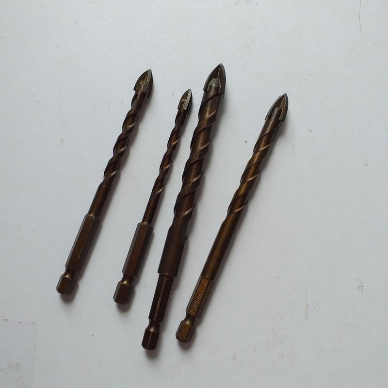 Bộ 4 Mũi khoan Gạch men, Thủy tinh, Đá hoa.