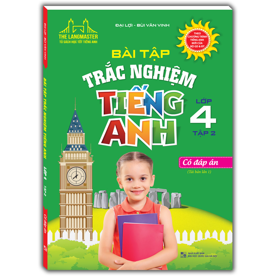 The Langmaster - Bài Tập Trắc Nghiệm Tiếng Anh Lớp 4 Tập 2 (Tái Bản Lần 01-2020)