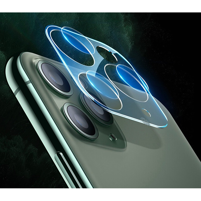 Miếng Dán Cường Lực Camera Trong Suốt Cho iPhone 11/ 11 Pro/ 11 Pro Max