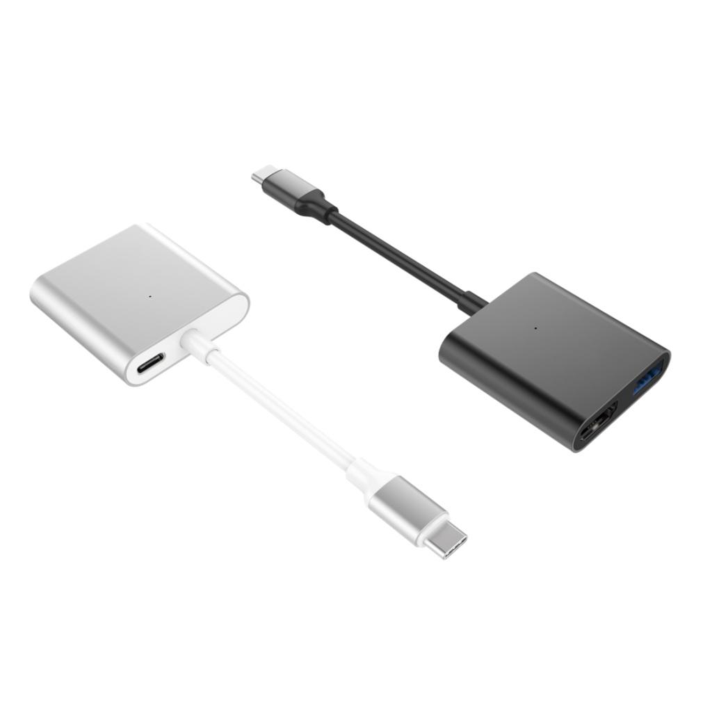 Cổng chuyển đổi dành cho MacBook, PC &amp; Devices Hyper Drive 4K HDMI 3-in-1 USB-C -hàng chính hãng