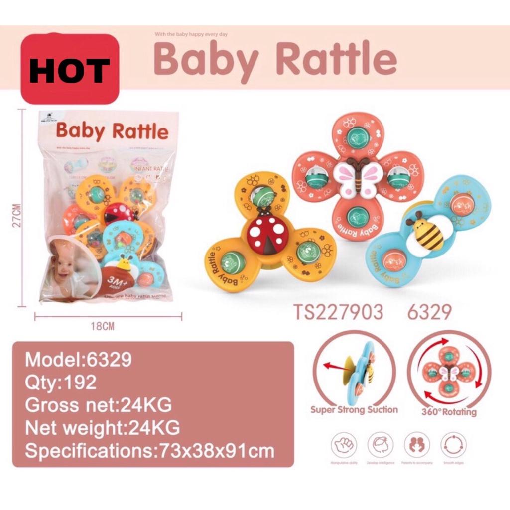 ️MẪU MỚI NHẤT 2022️ ĐỒ CHƠI SET 3 CON QUAY SPINNER HÌNH CÔN TRÙNG VUI NHỘN VÀ AN TOÀN CHO BÉ (KHÔNG HỘP)