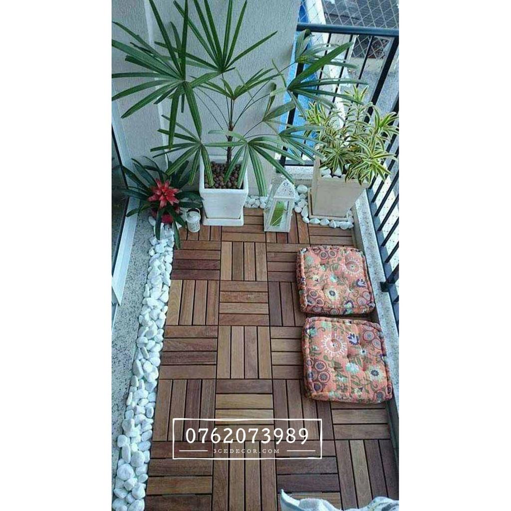 Sỏi trang trí ban công sân vườn