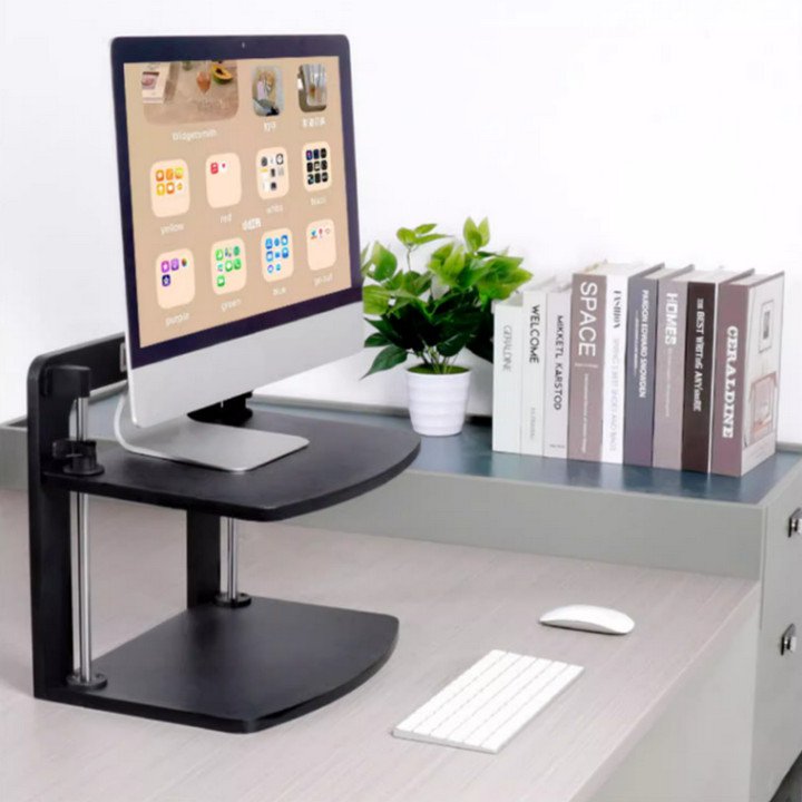 Giá Đỡ Màn Hình Máy Tính Nâng Hạ Booster Space Desk - Home and Garden