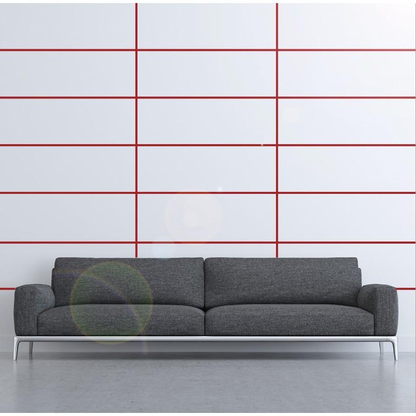 Cuộn chỉ dán viền trang trí tường XANH, ĐỎ, CAM, ĐEN 0.5cm x 50m dài