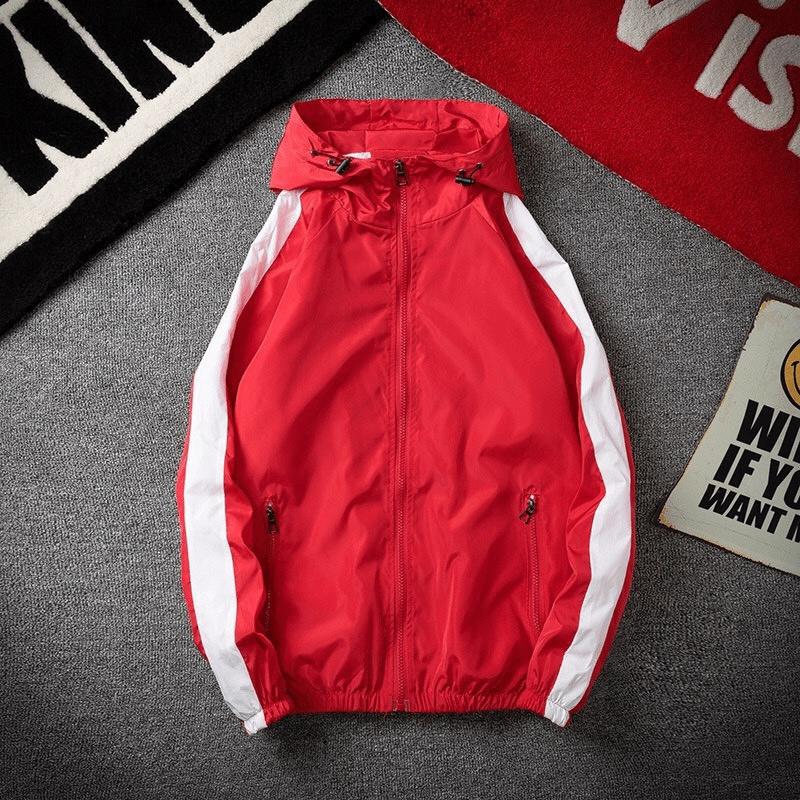 Áo khoác dù 2 lớp tay phối sọc cực đẹp hotrend dành cho các bạn trẻ LANA FASHION