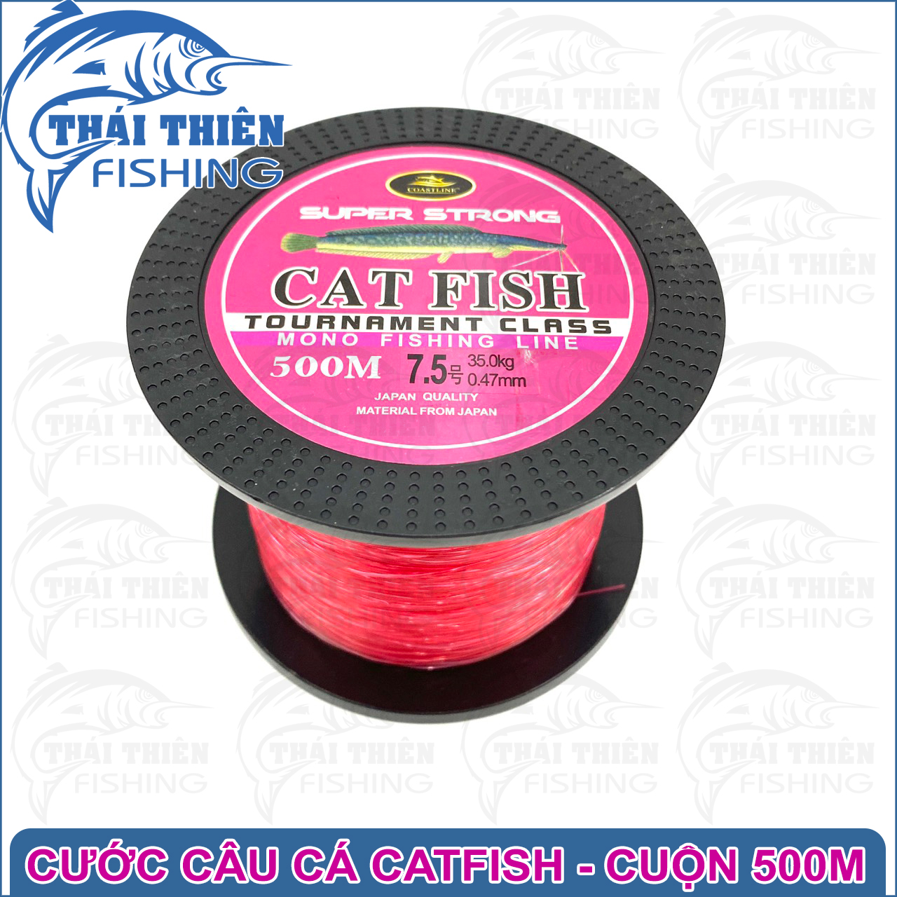 Dây Câu, Cước Câu Cá Catfish Siêu Bạo Lực Cuộn 500m Chuyên Dùng Câu Cá Tra