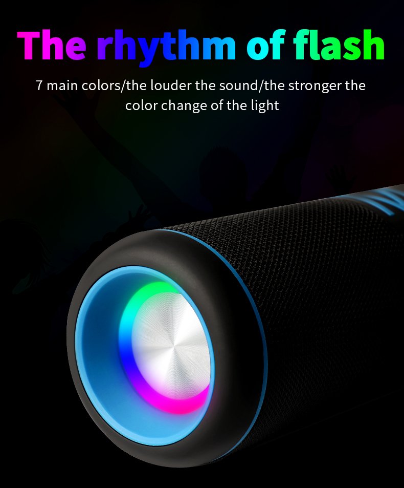 Loa bluetooth ROMIS RM S8200 – Loa hifi siêu bass, thiết kế sang trọng – Loa cầm tay, để bàn kèm bass cộng hưởng - Kết nối TWS – Âm thanh chân thực, đèn led sống động - Hàng nhập khẩu