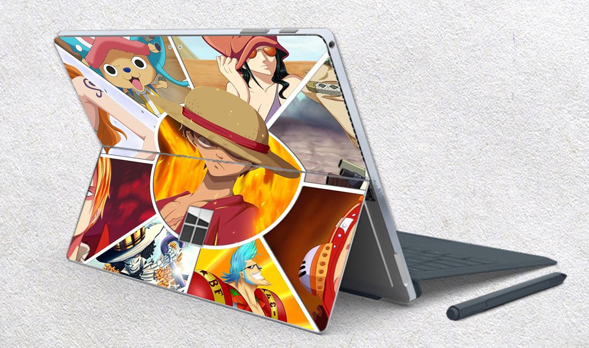 Skin dán hình One Piece x13 cho Surface Go, Pro 2, Pro 3, Pro 4, Pro 5, Pro 6, Pro 7, Pro X