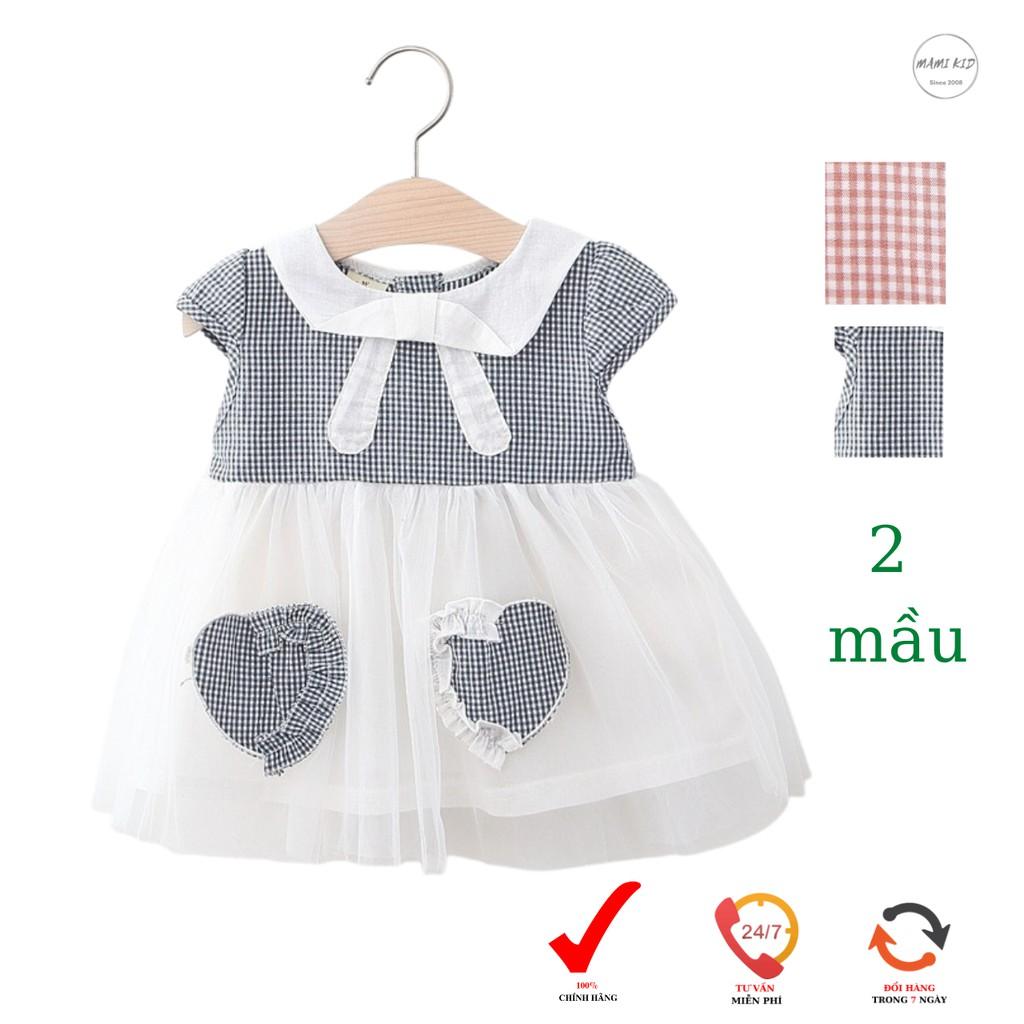 VÁY CÔNG CHÚA CHO BÉ Hàng Quảng Châu cao cấp 5-13kg, váy công chúa kẻ xinh yêu, MTKID