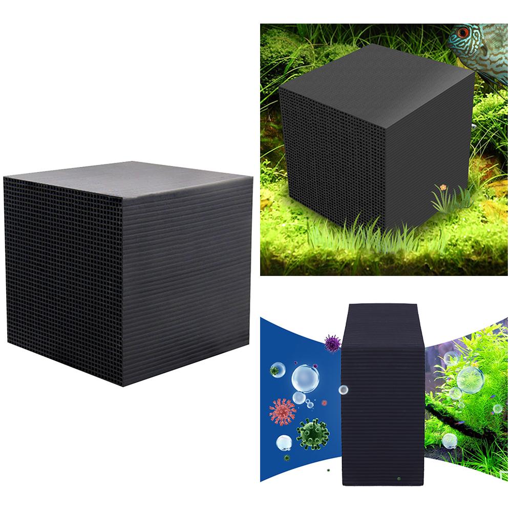 Máy lọc nước Hình khối Bộ lọc bể cá sinh thái Lọc & hấp thụ cực mạnh 10X10X5CM