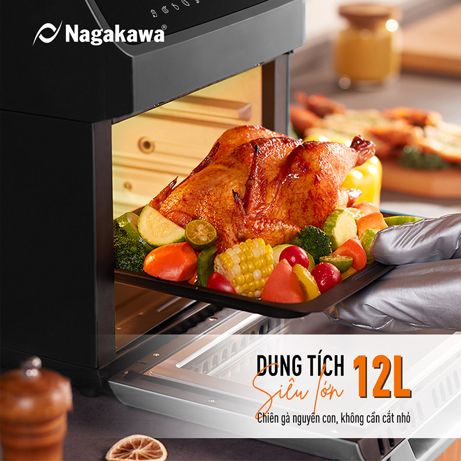 Nồi chiên không dầu Nagakawa NAG3306 - Hàng chính hãng
