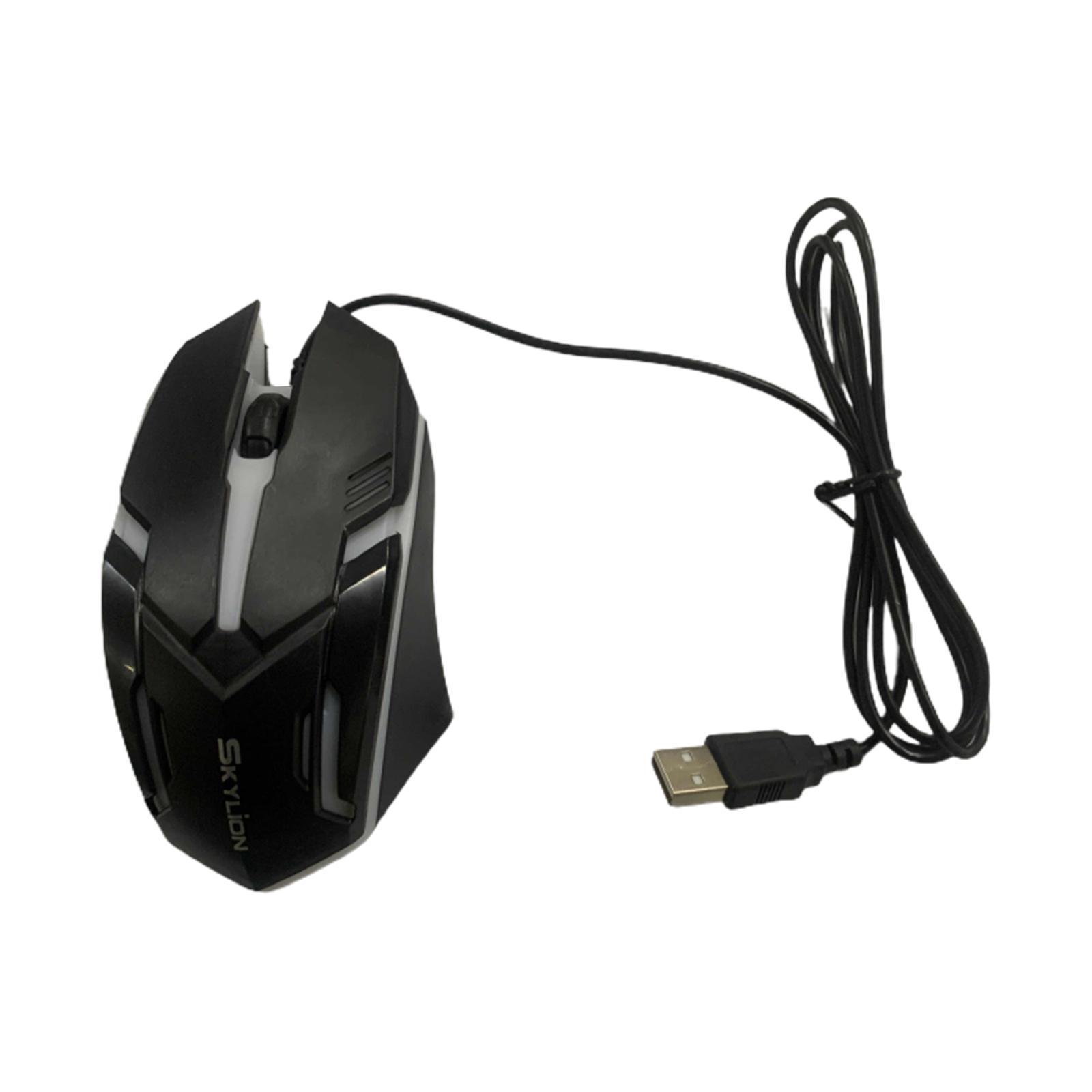 Gaming Wired 1600 DPI Computer Mice Laptop for Windows 7/8/10/XP Vista