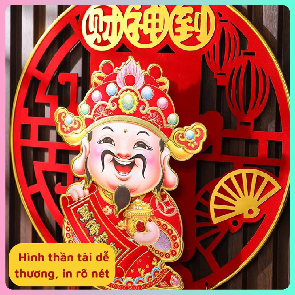 Ông Thần Tài lắc đầu gọi TÀI - LỘC cho mọi nhà, Dây treo ông Thần Tài Tết cầu may mắn