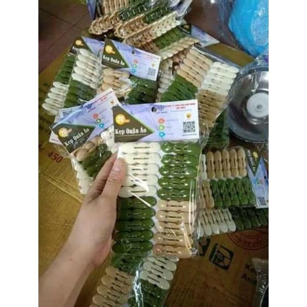 Com bo 10 kẹp quần áo nhựa cao cấp