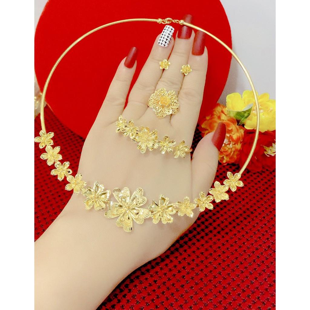 Bộ trang sức 4 món mạ 24k cao cấp P778