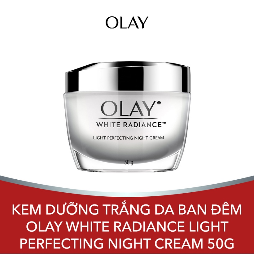 Kem Dưỡng Trắng Da Ban Đêm OLAY White Radiance Light Perfecting Night Cream 50g