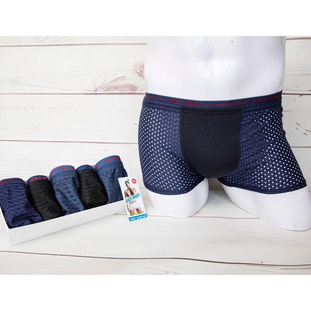 Sịp đùi nam thông hơi cao cấp, sịp boxer, sip đùi lỗ lưới thoải mái thoáng mát, xịp nam, sịp cotton