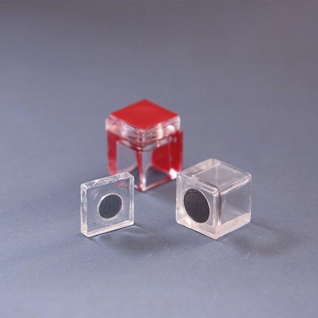 Chốt khóa nam châm mica - Chốt cửa tủ từ tính, chốt cửa mini dùng cho cửa mica 12x12mm
