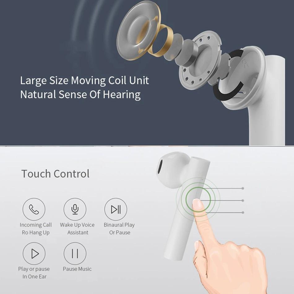 Tai Nghe Bluetooth Xiaomi Air2 Series Air2 SE/Air2 S TWS Không Dây Âm Thanh Chất Lượn Hàng nhập khẩu