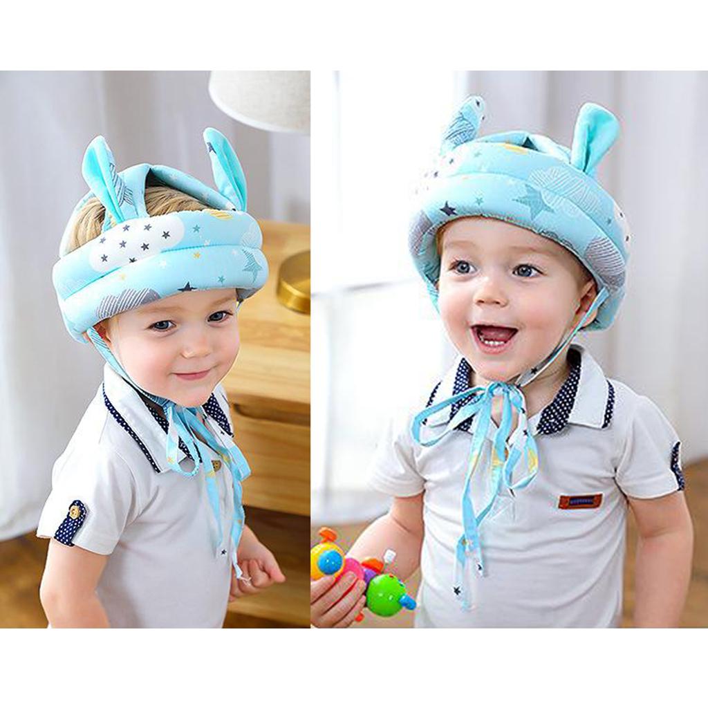 Set of 2 Baby Infant Safety Protective Helmet Hat Head Protect for Walking