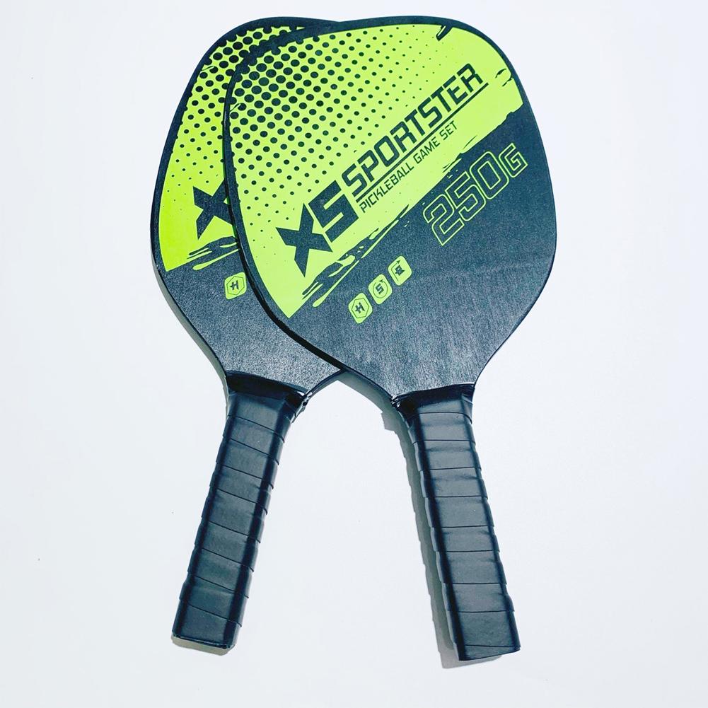 Pickleball Rackets Set Pickleball Paddle Set of 2 Rackets and 4 Pickleballs Balls Pickle-Ball Racquet with Balls