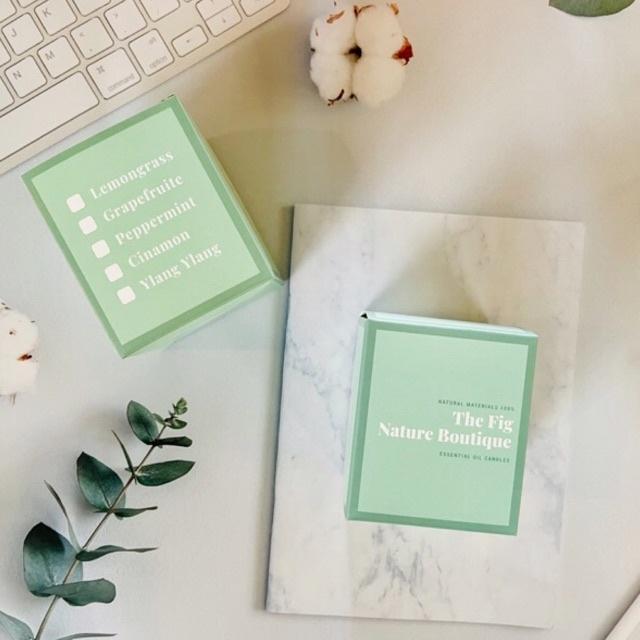 Nến Thơm Thiên Nhiên The Fig - 100% Từ thiên nhiên - An toàn cho người sử dụng