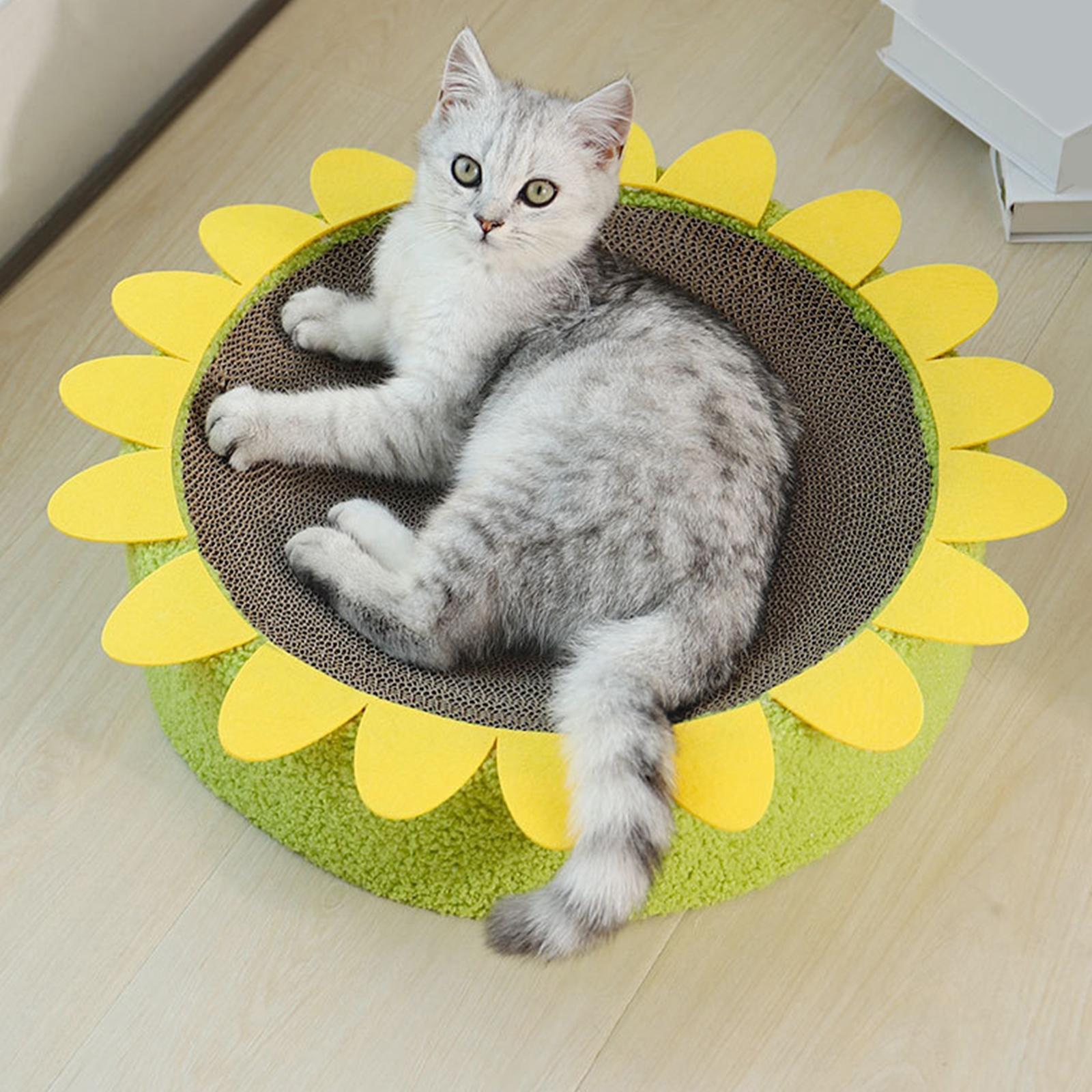 Cat Scratcher Cardboard Nest Corrugated Scratching Board for Kitty Kitten