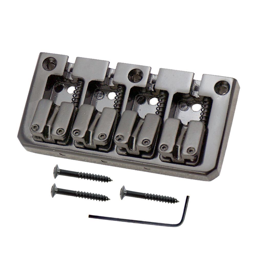 4 String Bass Bridge with Pickup for Electric Bass Guitar Parts