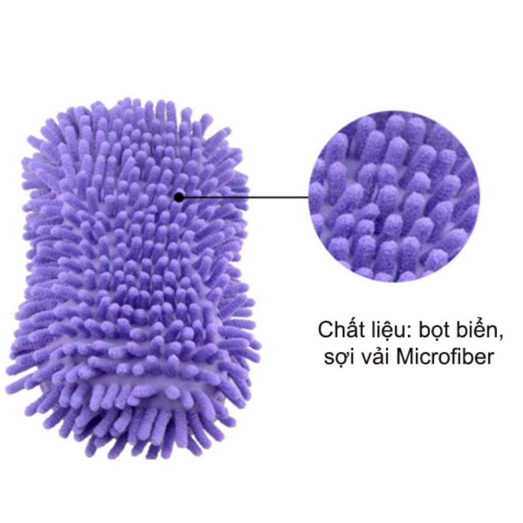 Miếng san hô rửa xe Microfiber siêu mịn tiện dụng