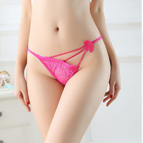 Combo 2 quần lót lọt khe phối dây bên đính hoa hướng dương xinh xắn quyến rũ đầy gợi cảm LYEQ032