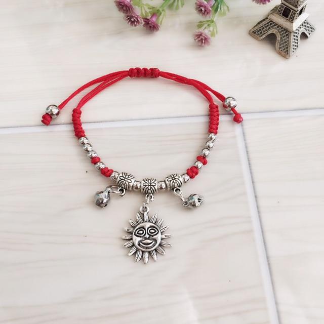 Vòng tay HandMade dây đỏ ông mặt trời
