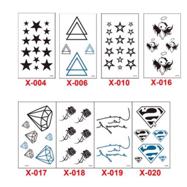 HÌNH XĂM DÁN MINI - SET HÌNH XĂM GIẢ TATOO
