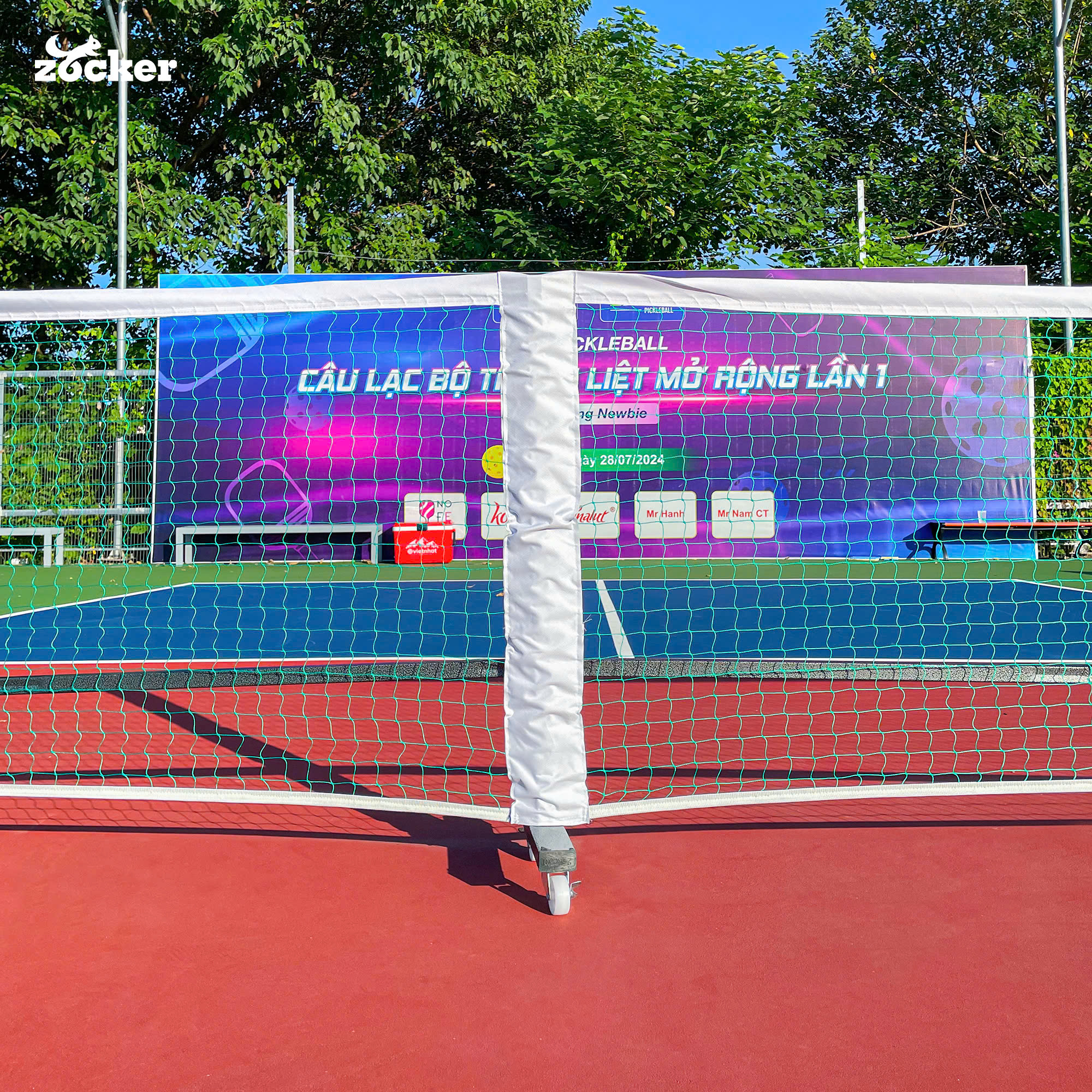 Khung Lưới Pickleball Zocker ZLP25 Đạt Chuẩn Thi Đấu Cao Cấp, Dễ Dàng Tháo Lắp Di Chuyển