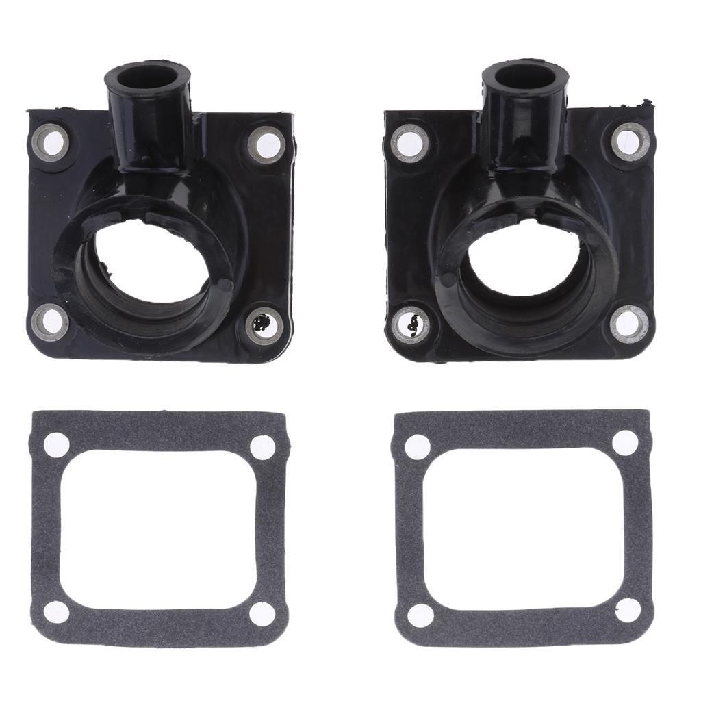 2 Pieces Carburetor Interface Adapter Intake Manifold Rubber Interface