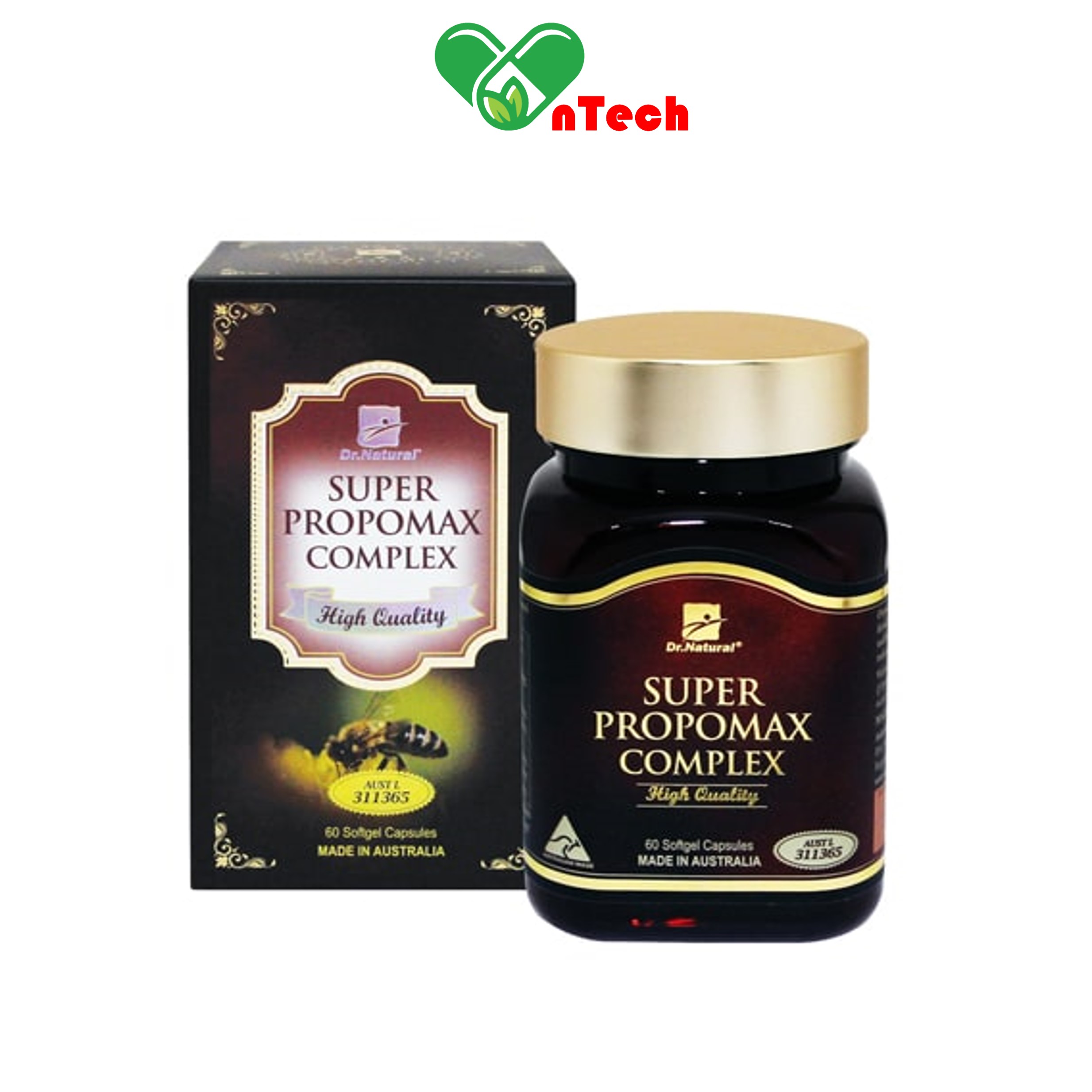 Viên uống Super Propomax Comlex bồi bổ cơ thể tăng sức đề kháng tăng cường hệ miễn dịch cho người mới ốm dậy người bị suy nhược cơ thể người già yếu hộp 60 viên