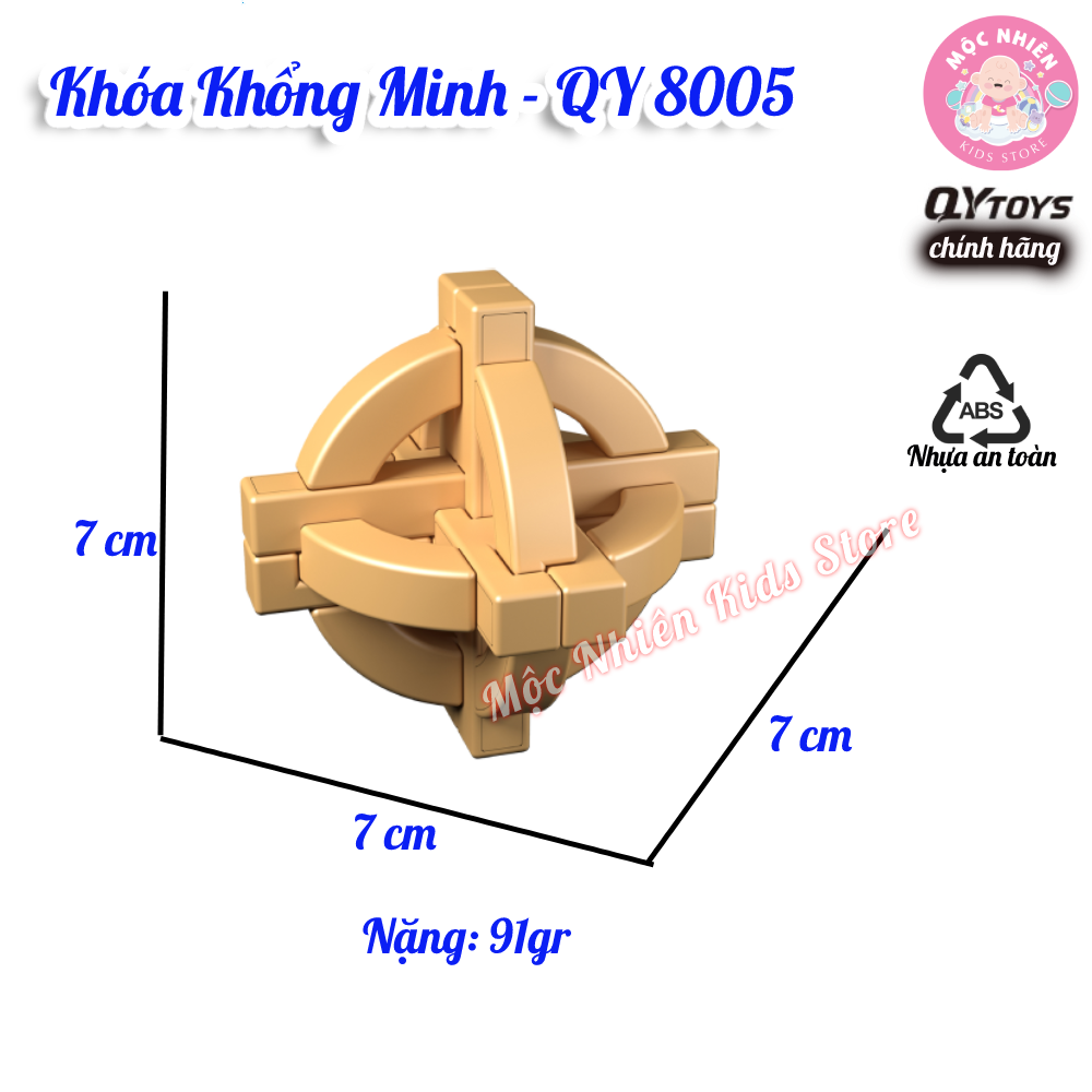 Đồ Chơi Rubik Khóa Khổng Minh QiYi Toys - Khóa Lỗ Ban (Nhiều mẫu)