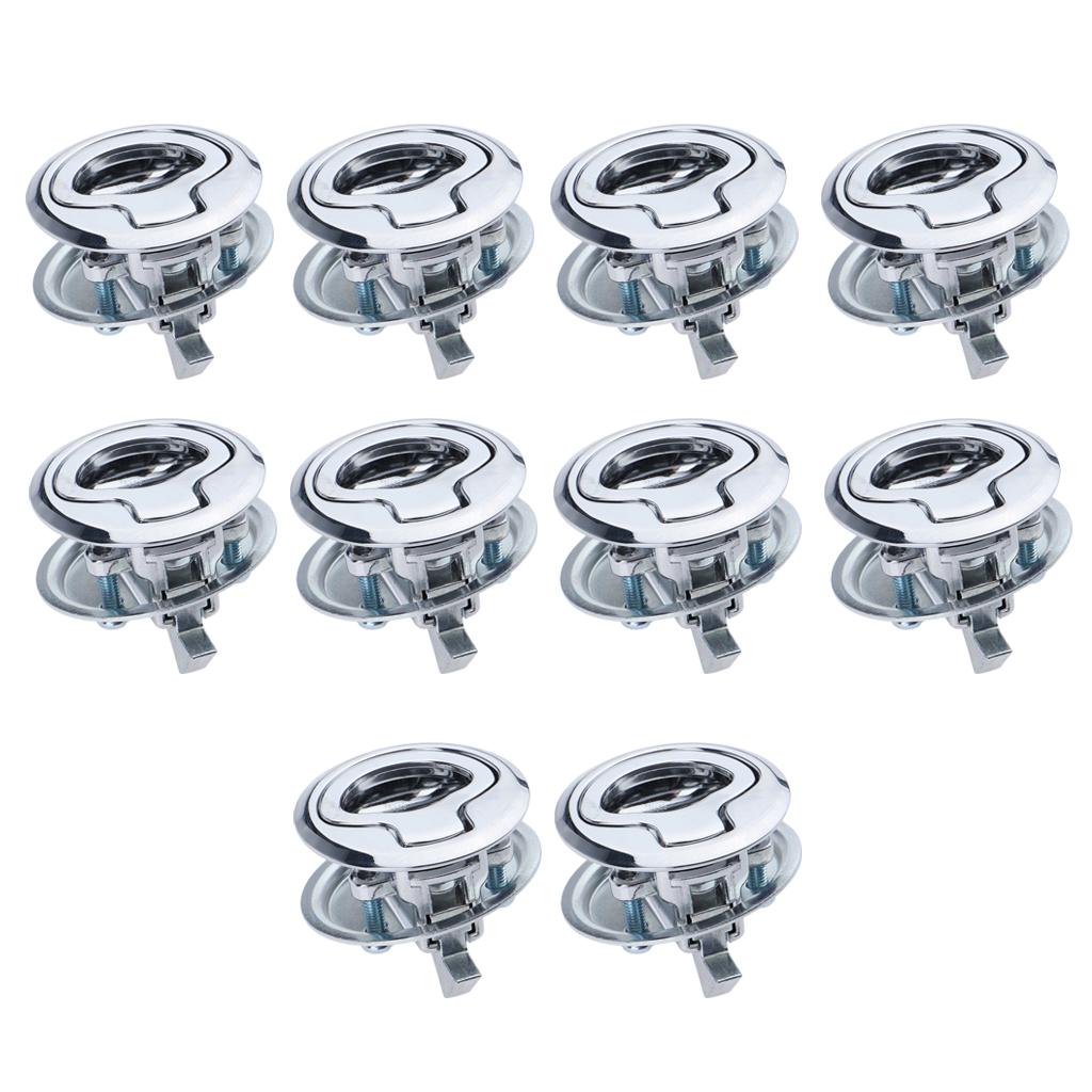 15x Flush Pull Locker Hatch Latch Marine Boat Turning Lock Lift Handle