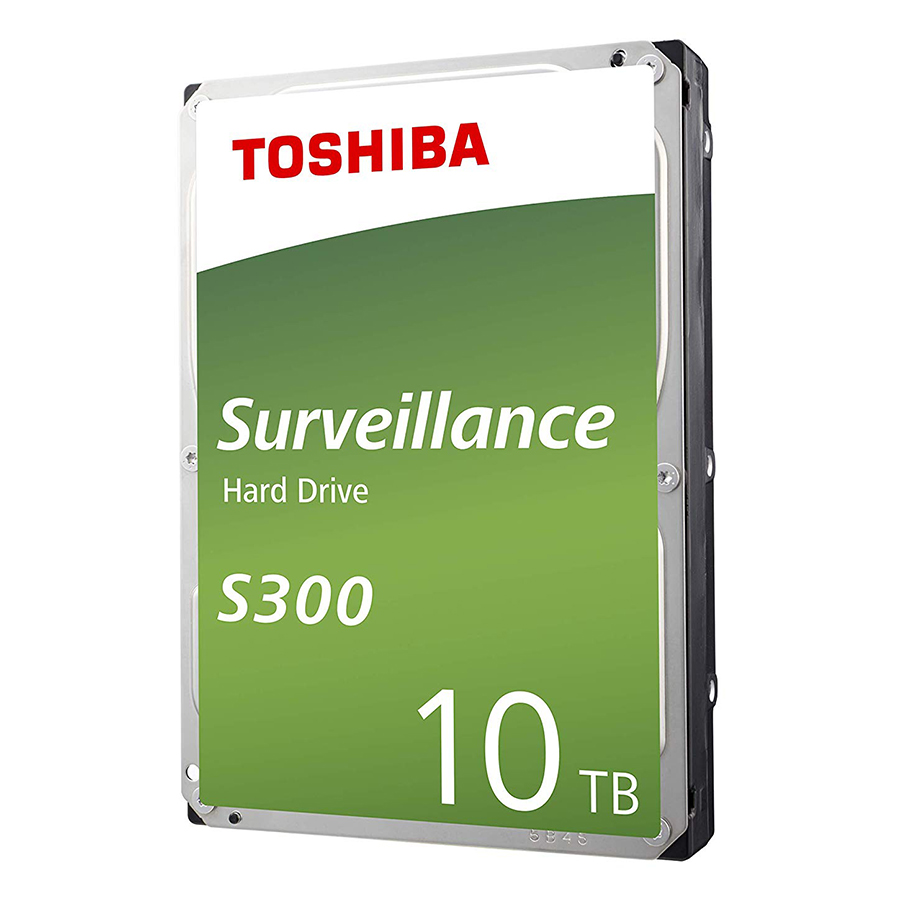 Ổ Cứng HDD Toshiba 3.5&quot; 10TB Surveillance S300 series (256MB) 7200rpm SATA3 (6Gb/s) HDWT31AUZSVA - Hàng Chính Hãng