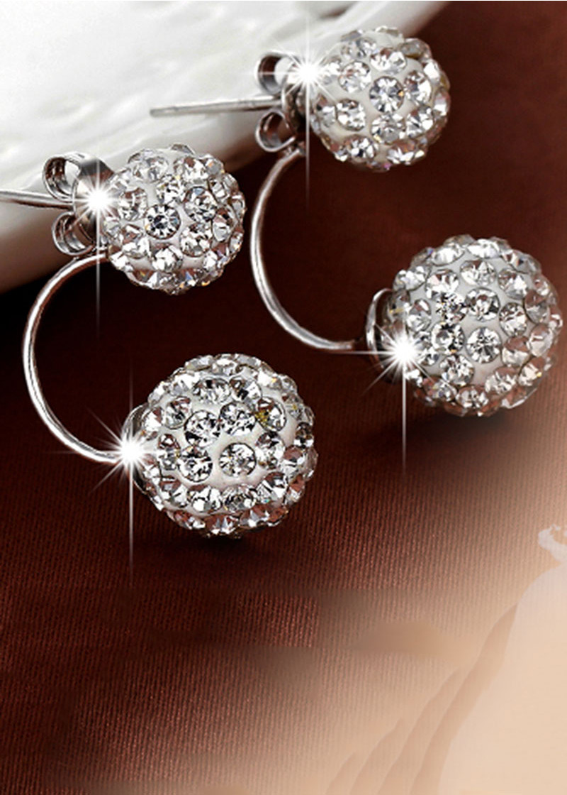 Bông tai bạc nữ S925 Italia Bạc Xinh RYE140693