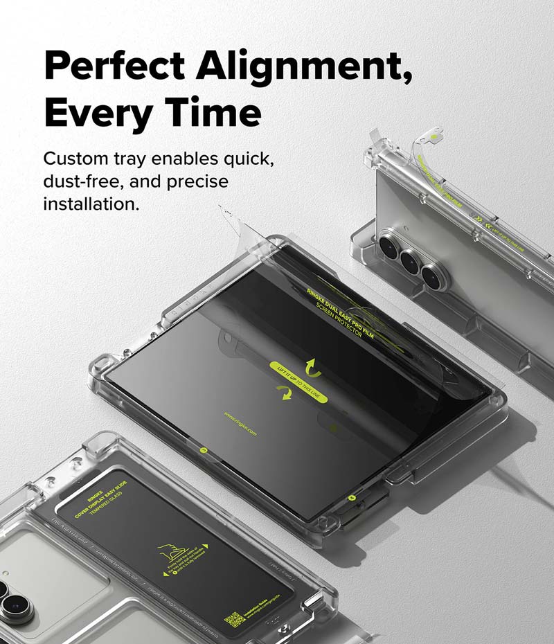 Bộ dán màn hình cho Samsung Galaxy Z Fold 7 RINGKE 3-in-1 Protector Pro - Hàng Chính Hãng