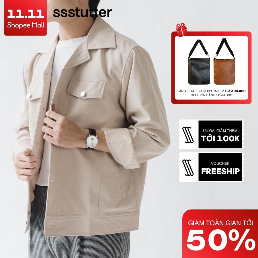 Áo khoác nam vải khaki cao cấp SSStutter Youngster jacket