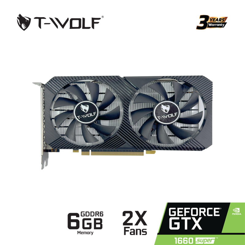 Card Màn Hình  VGA T-WOLF TW-GTX1660S 6G D6 – Hàng Chính Hãng